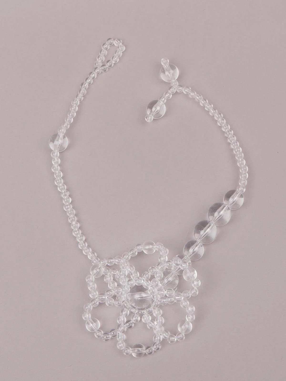 Odette Women Clear Metal Necklace - Image 3