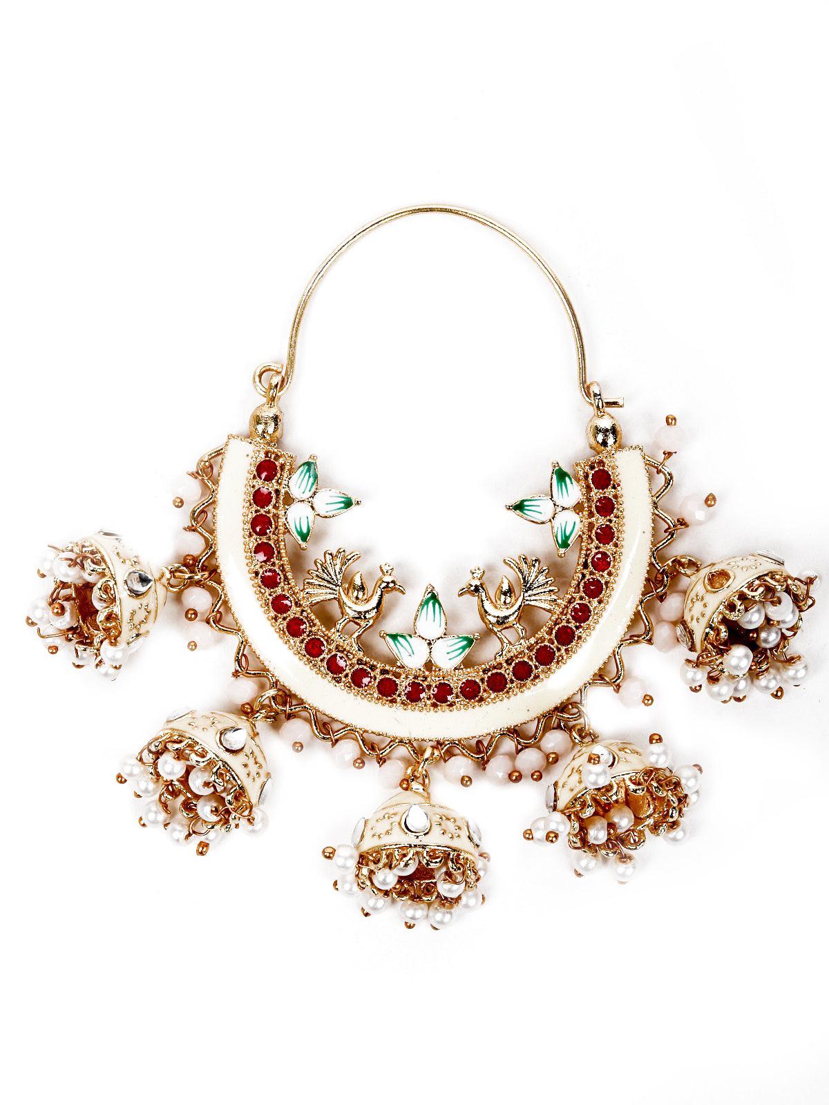 Odette Women Gold Metal Earrings - Image 4