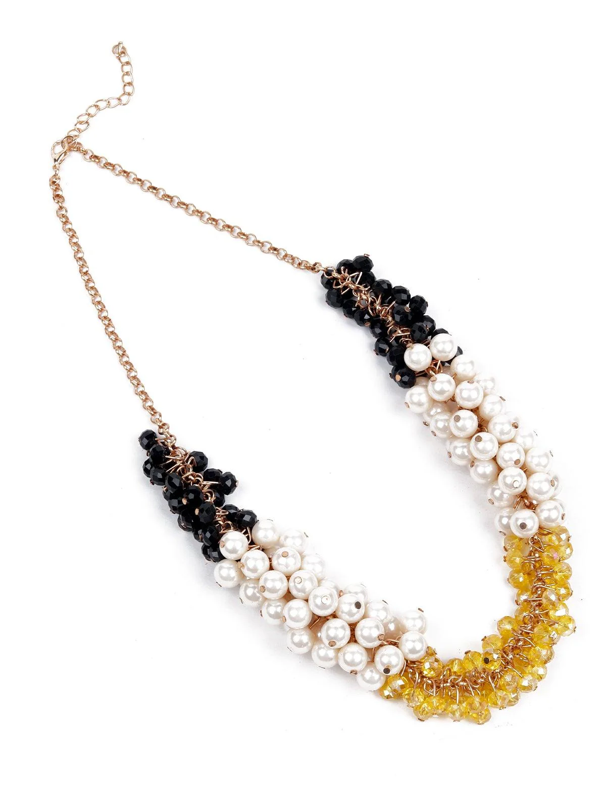 Odette Women Multicolour Metal Necklace. - Image 4