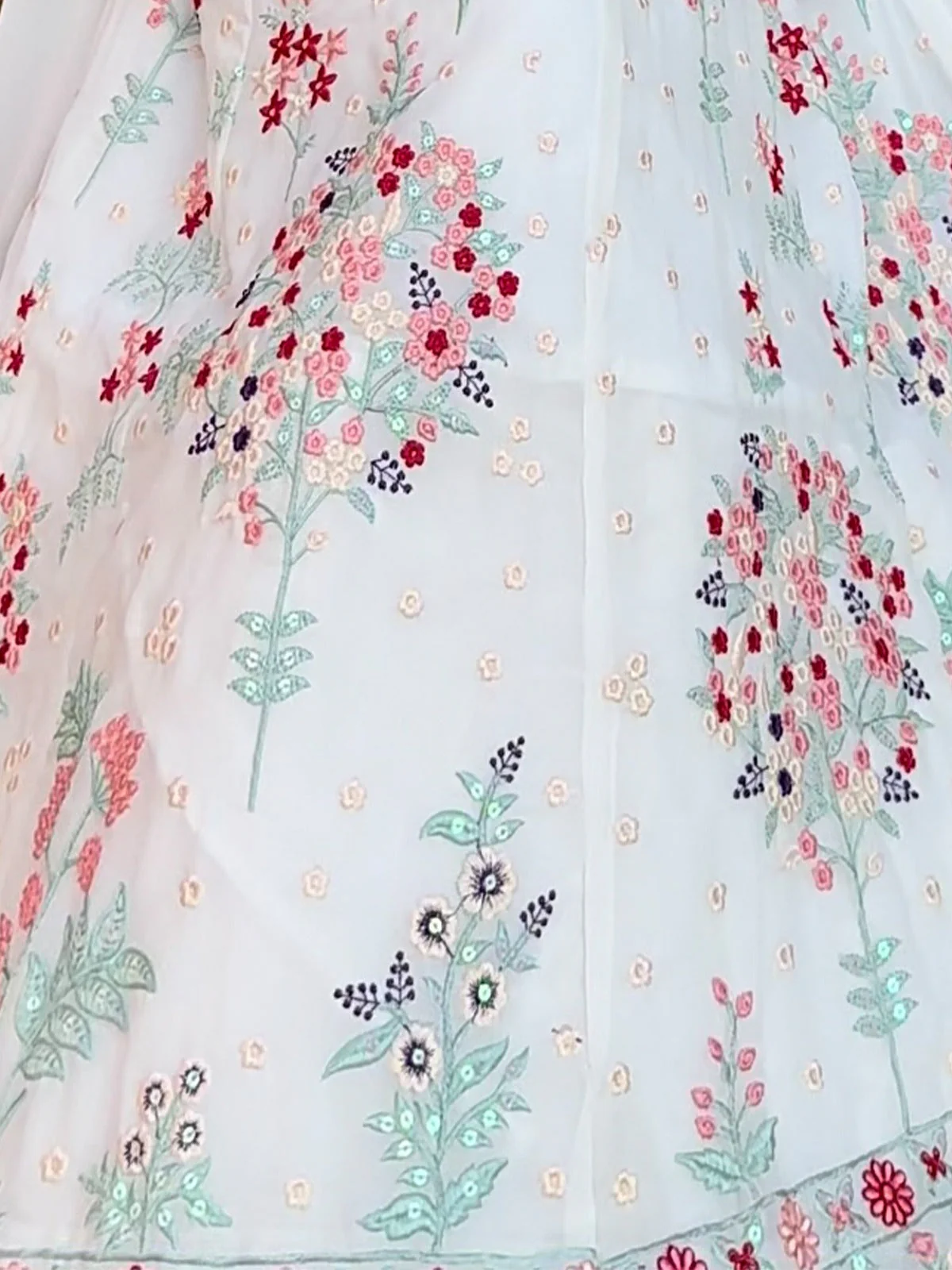 Odette Women Classy Multicolor Semi Stitched Lehenga With Unstitched Blouse - Image 4