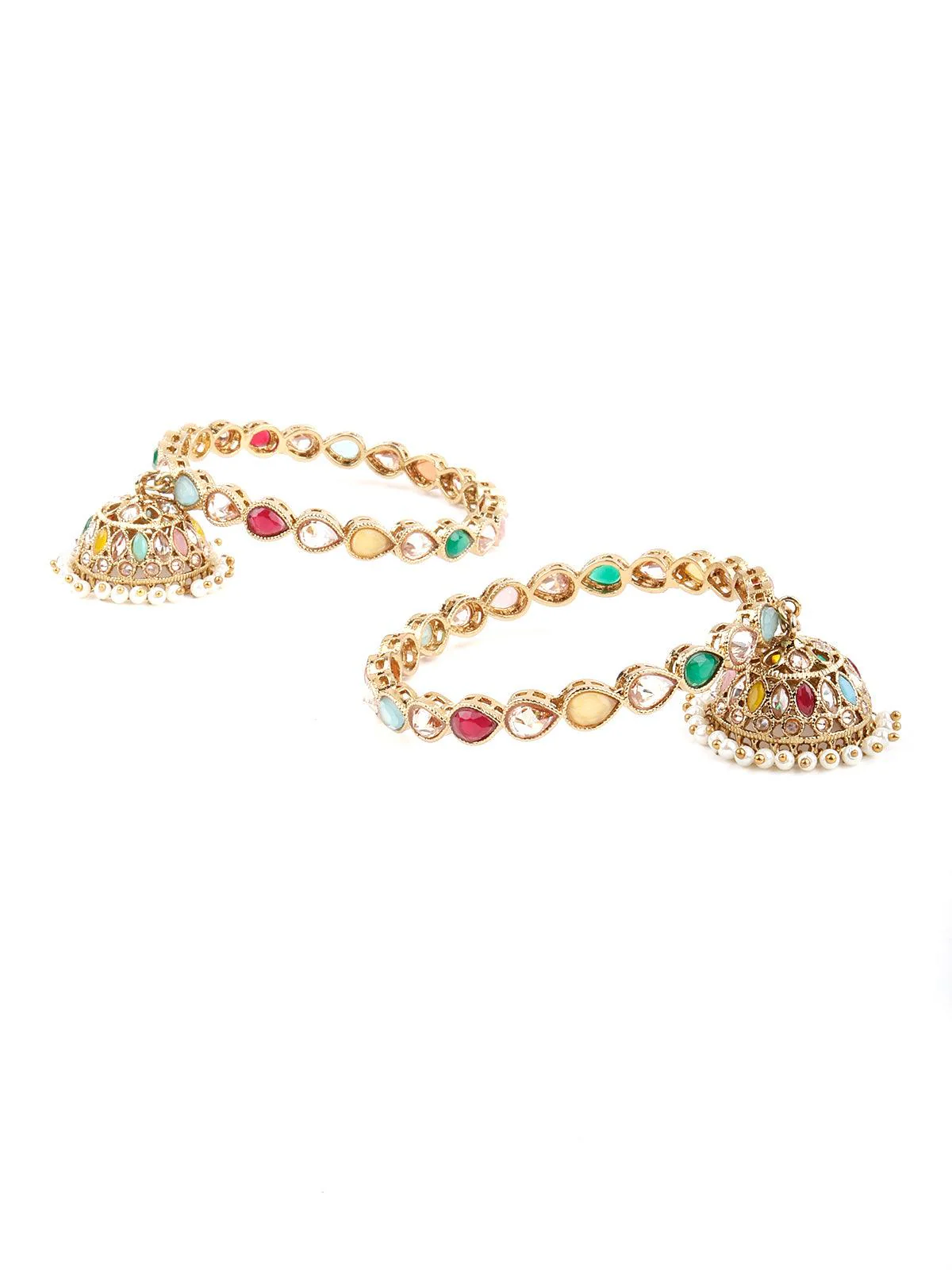 Odette Women Elegant Multicolor Bangle - Image 4