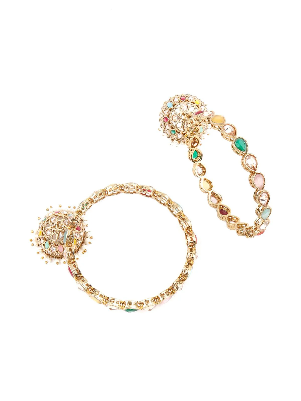 Odette Women Elegant Multicolor Bangle - Image 6