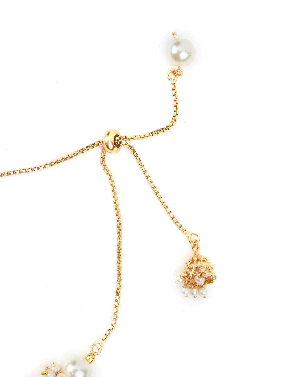 Odette Women Gold Tone Pretty Pearl Bracelet - Image 5
