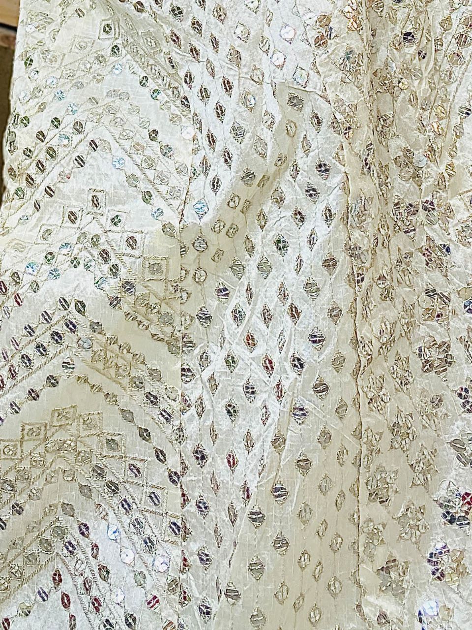 Odette Women Off White Silk Blend Stitched Lehenga Choli - Image 4