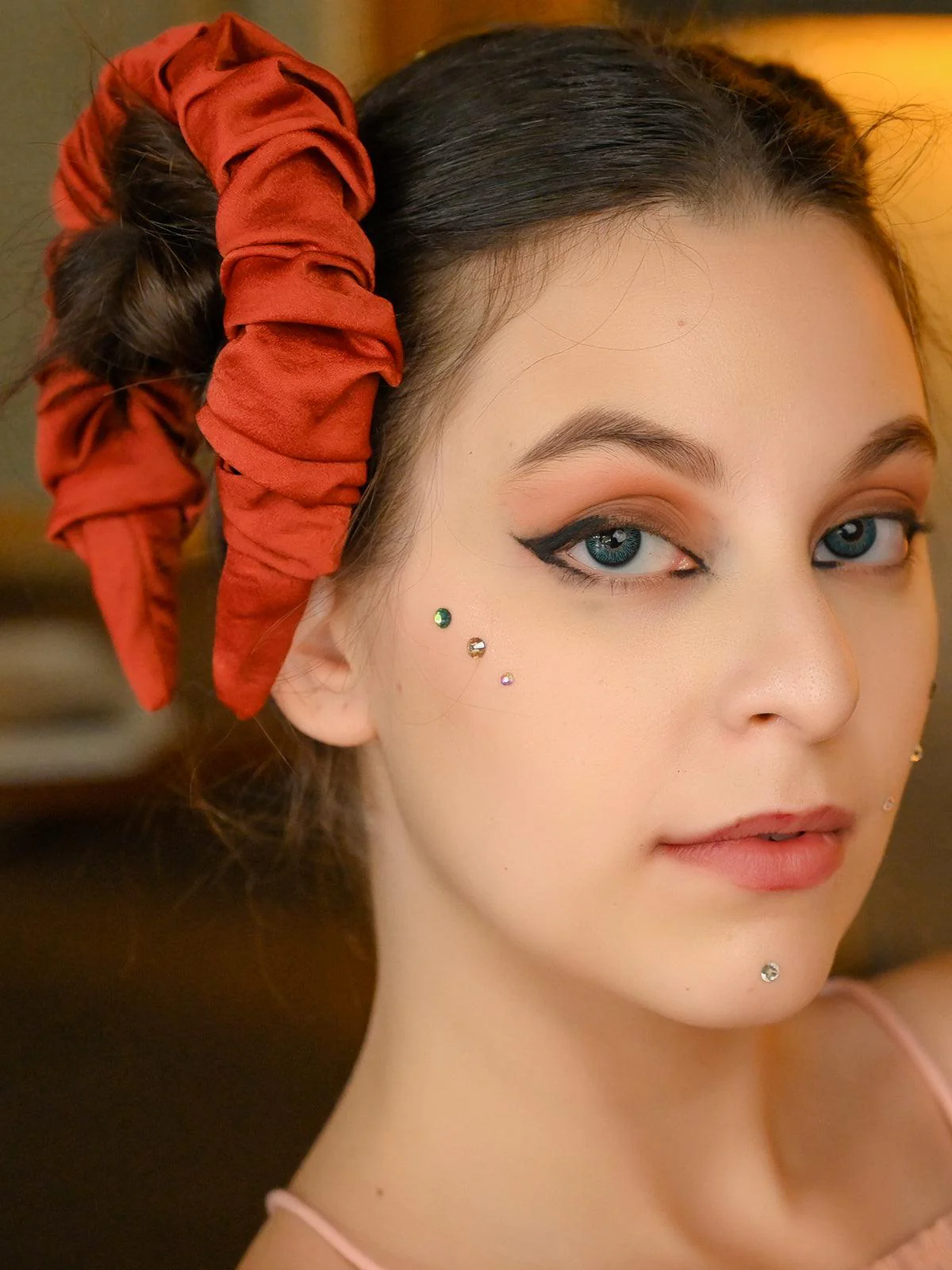 Odette Women Red Good Grip Hair Band! - Image 2