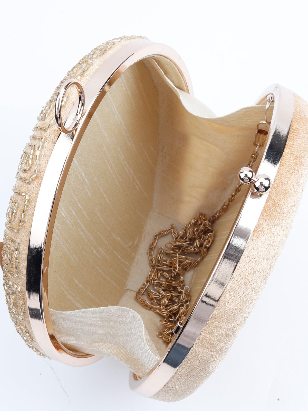 Odette Women Round Embellished Inspired Sling Bag - Image 5