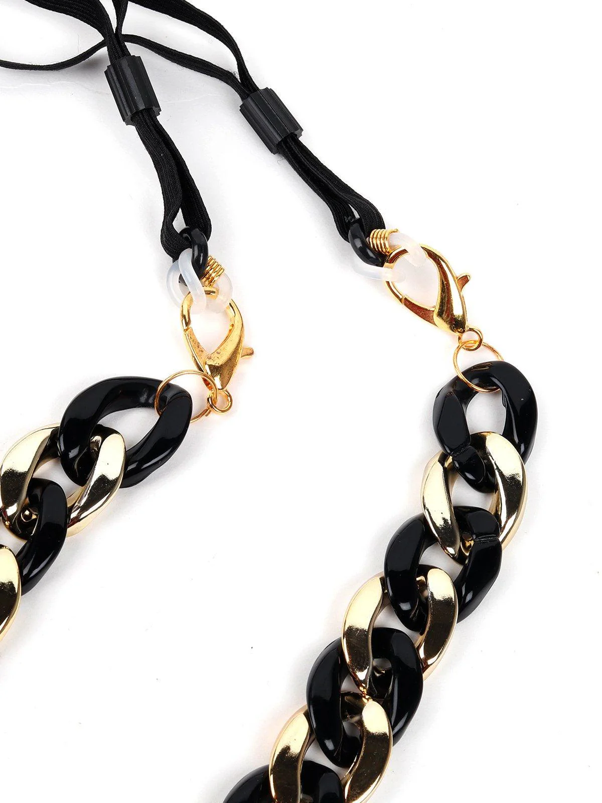 Odette Women Black And Gold Metal Chain - Image 4