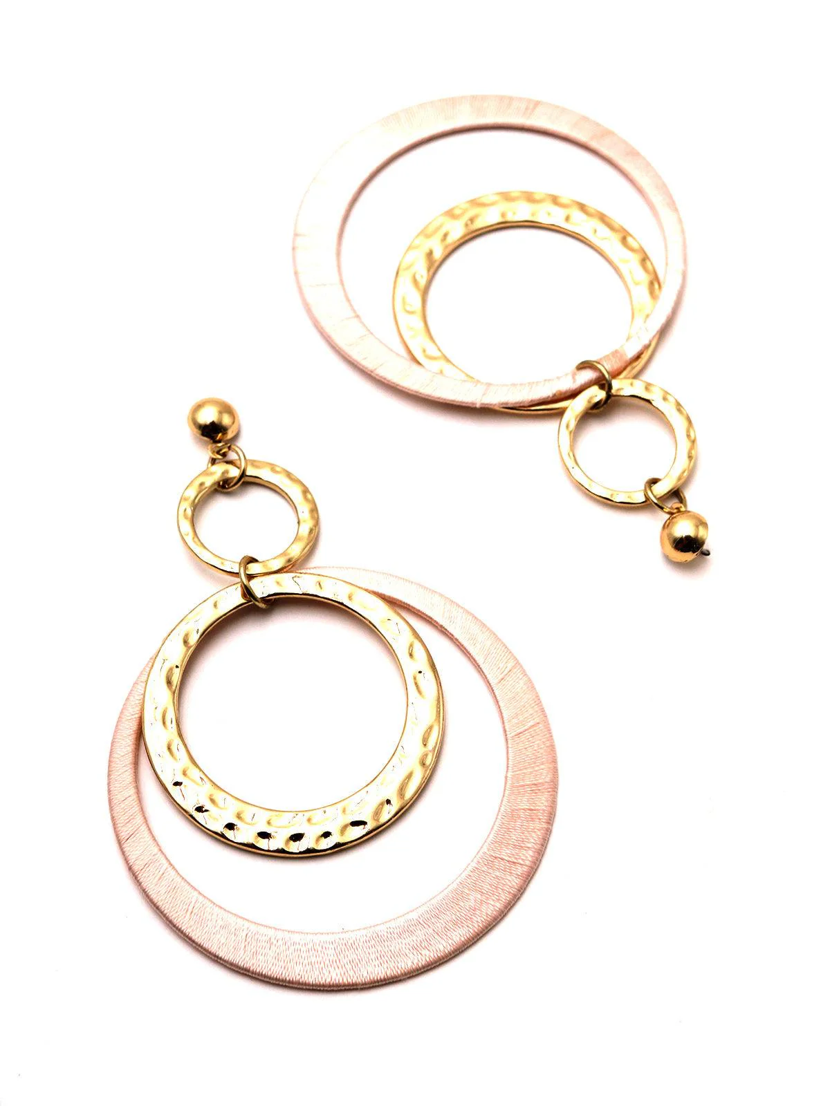 Odette Women Ultra-Modern Ring Dangle Earrings - Image 3