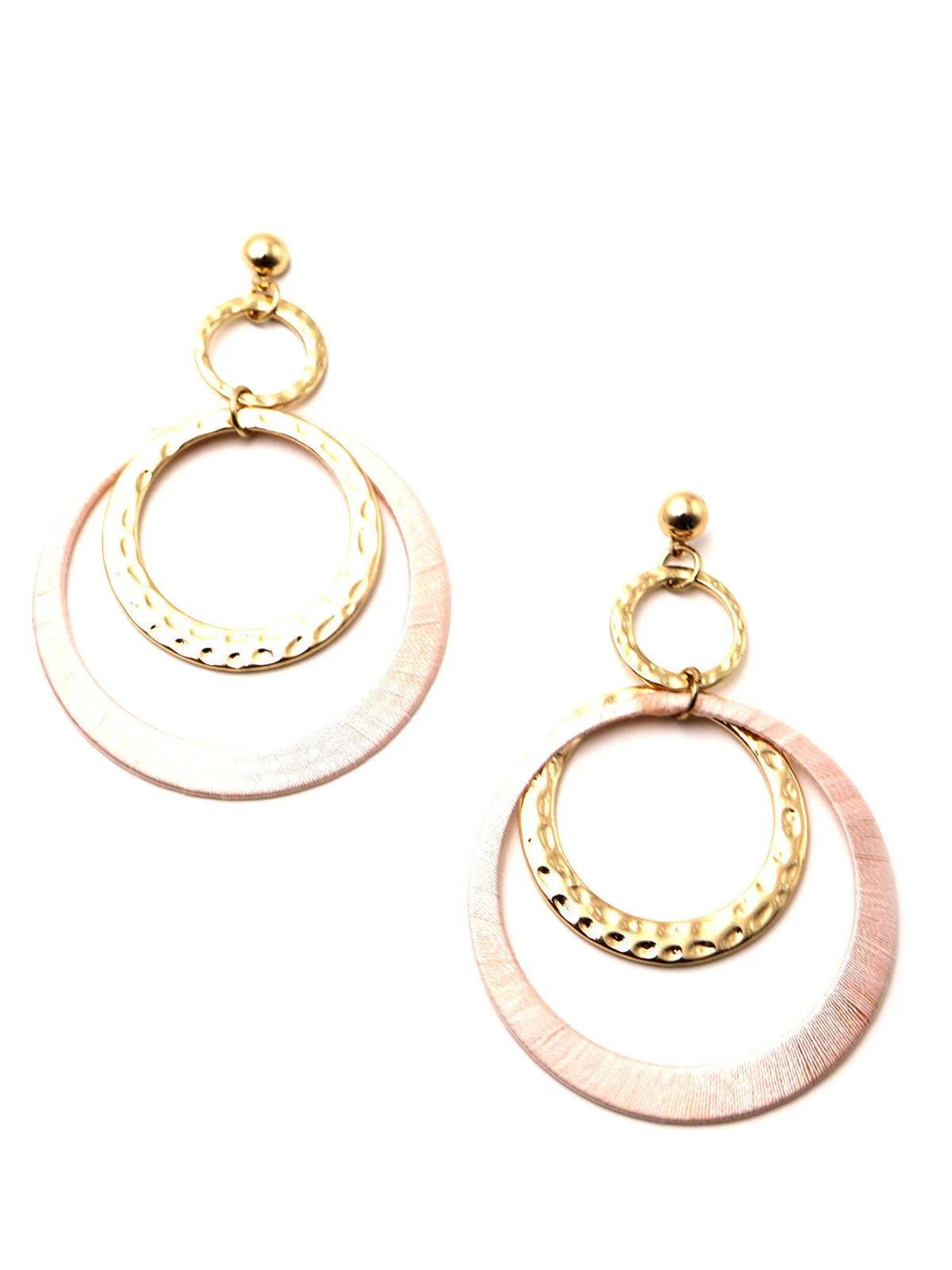 Odette Women Ultra-Modern Ring Dangle Earrings - Image 4
