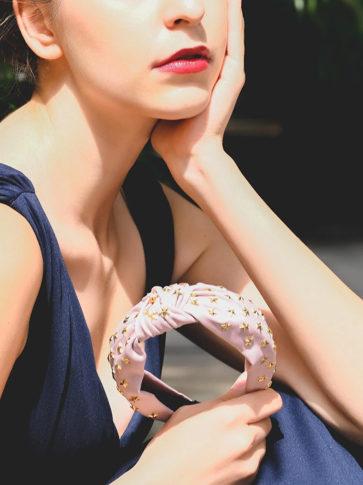 Odette Women Pink Soothing Hair Band - Image 2
