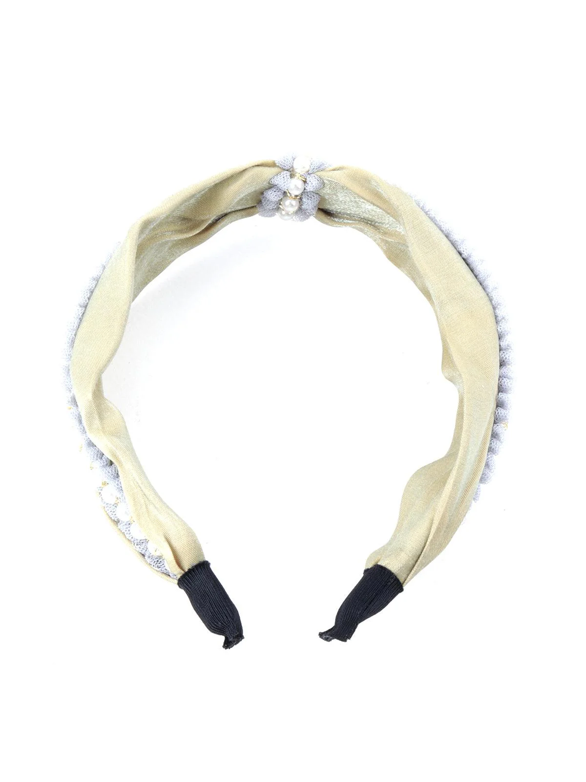 Odette Women Crafted Pearly Hairband - Image 4