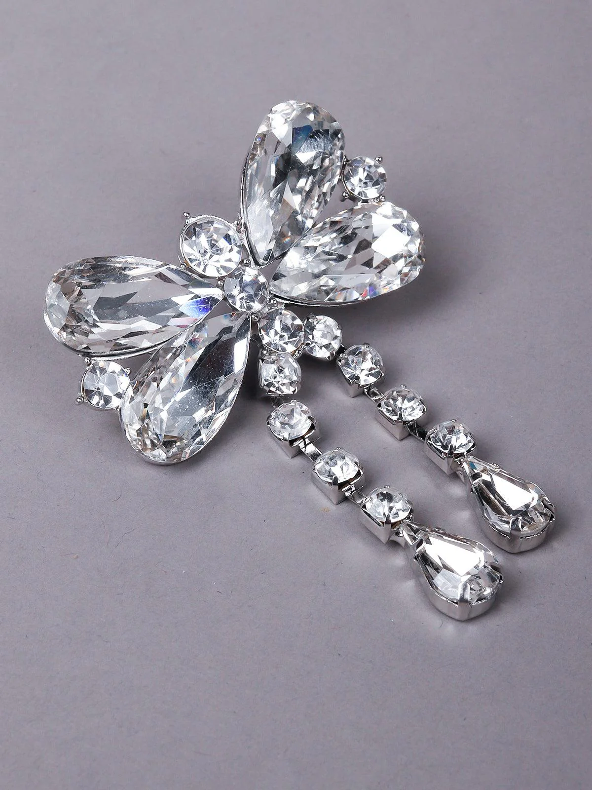 Odette Women Silver Metal Cute Earrings - Image 3