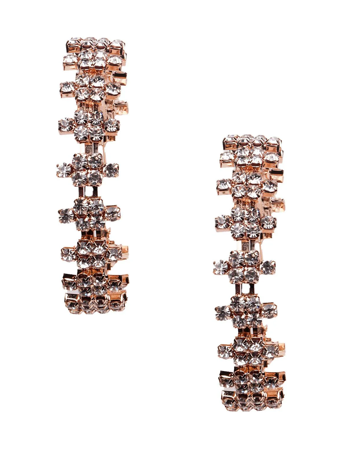 Odette Women Gold Metal Elegant Earrings - Image 3