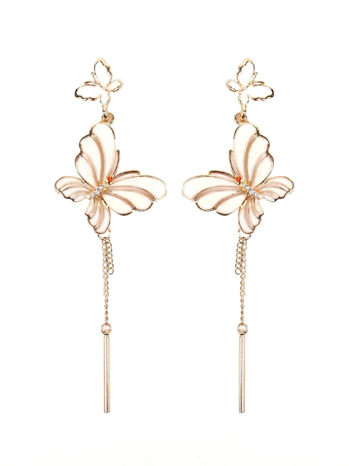 Odette Women Gold Metal Earrings - Image 3