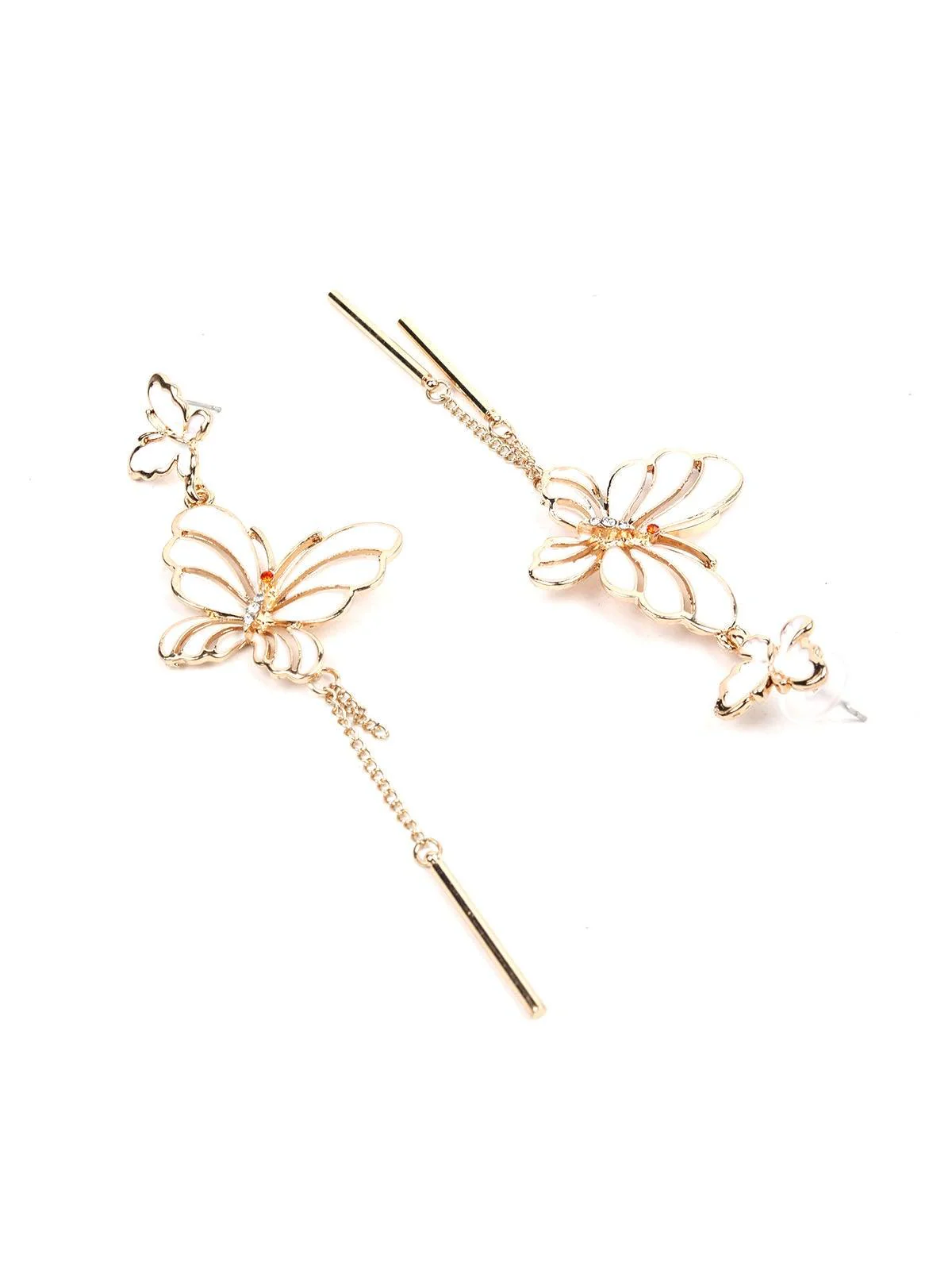 Odette Women Gold Metal Earrings - Image 6