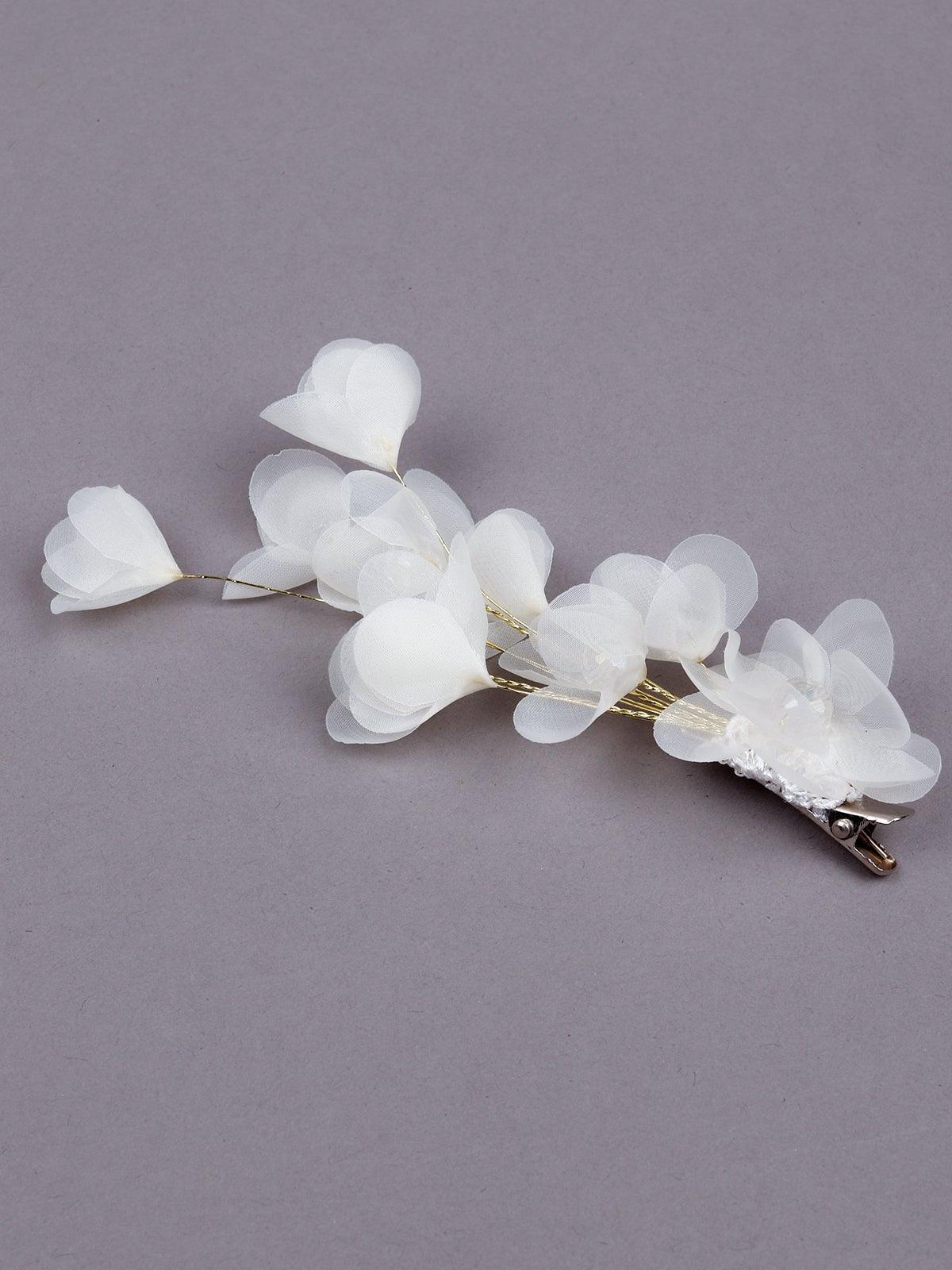 Odette Women White Metal Brooch - Image 4