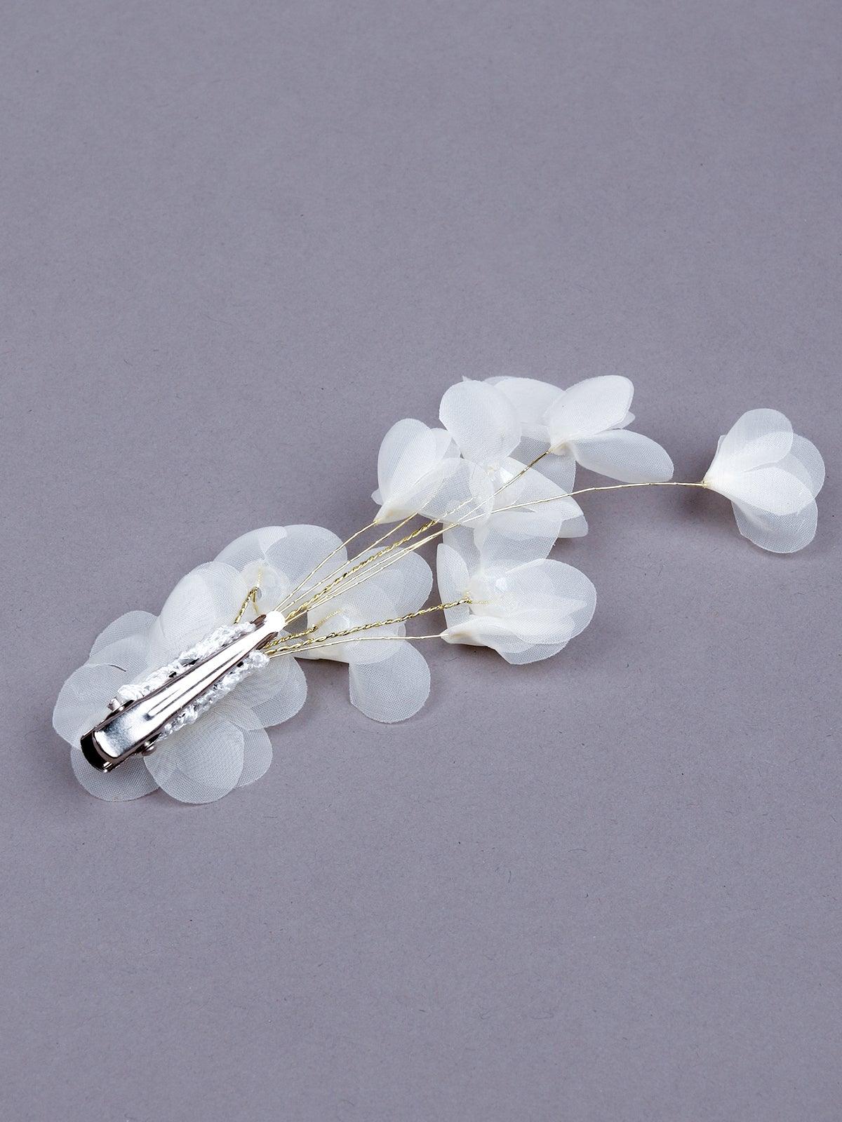 Odette Women White Metal Brooch - Image 6