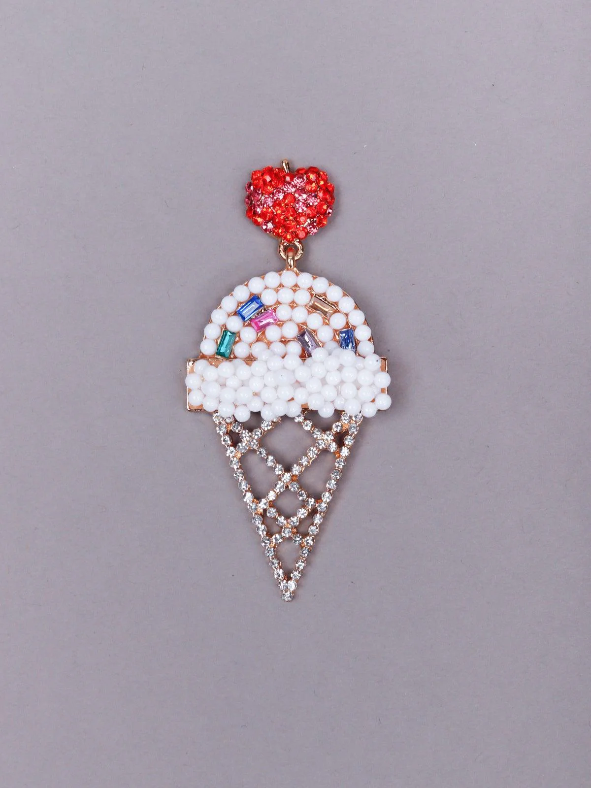 Odette Women Multicolour Metal Earrings - Image 4