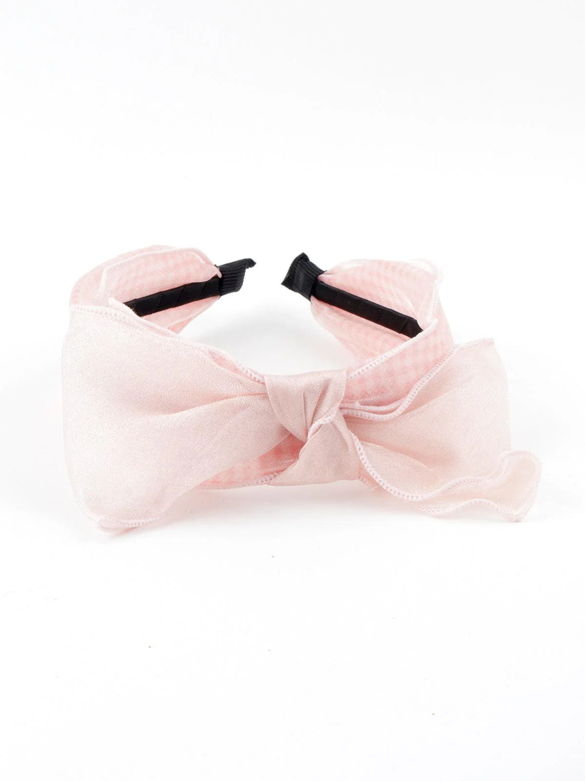Odette Women Dainty Baby Pink Hairband - Image 3