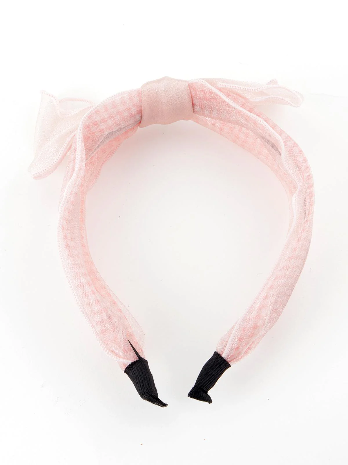 Odette Women Dainty Baby Pink Hairband - Image 4