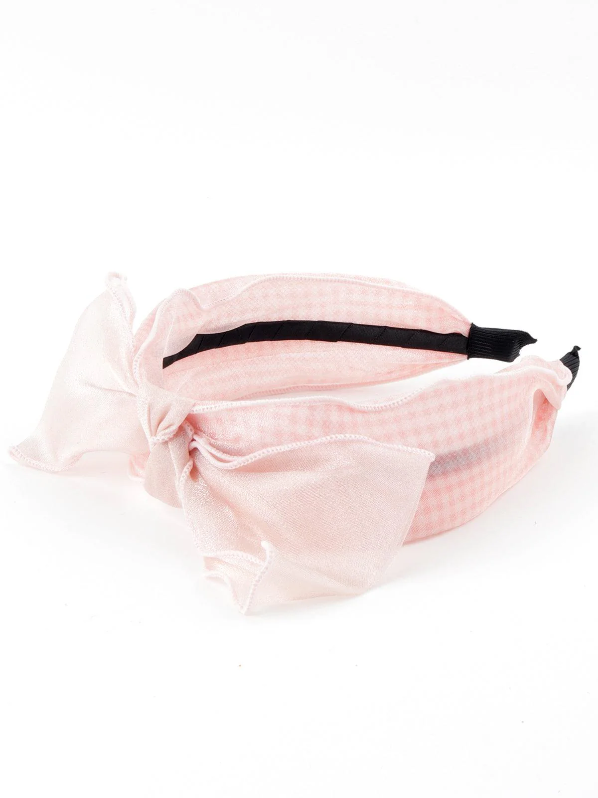 Odette Women Dainty Baby Pink Hairband - Image 6