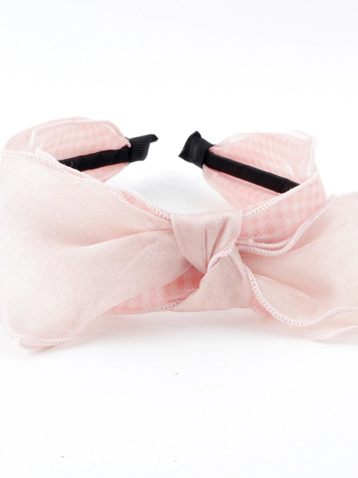 Odette Women Dainty Baby Pink Hairband - Image 7