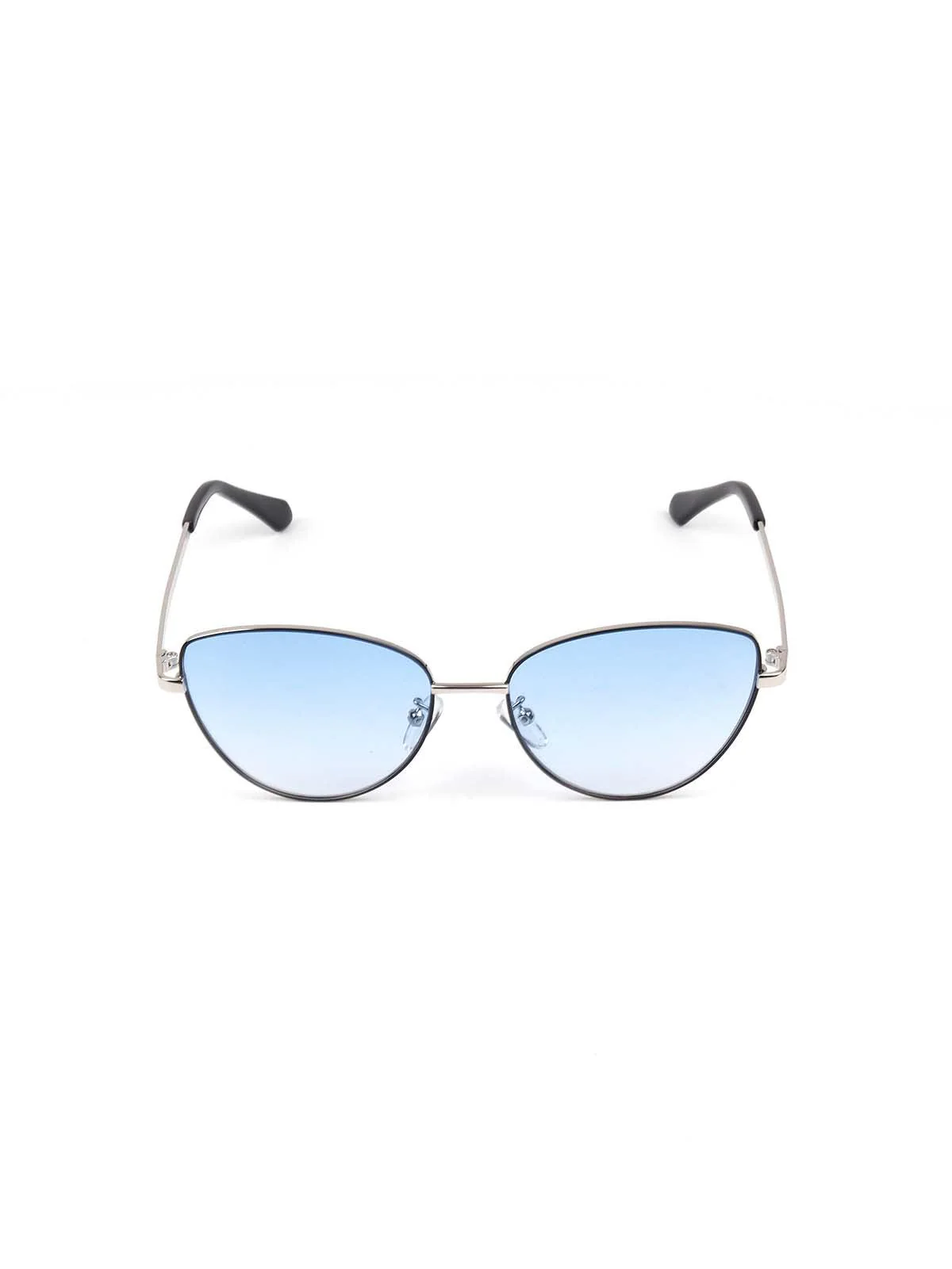 Odette Women Blue Tinted Flared Sunglasses - Image 4