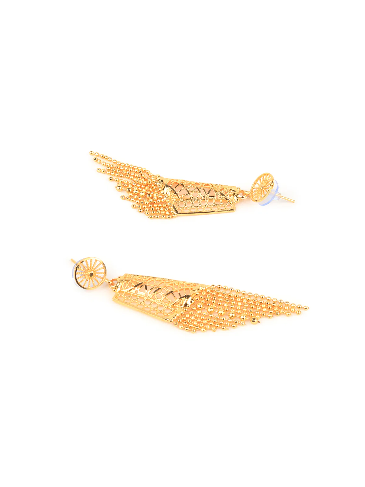 Odette Gold Alloy Jewellery Set For Women - Image 4