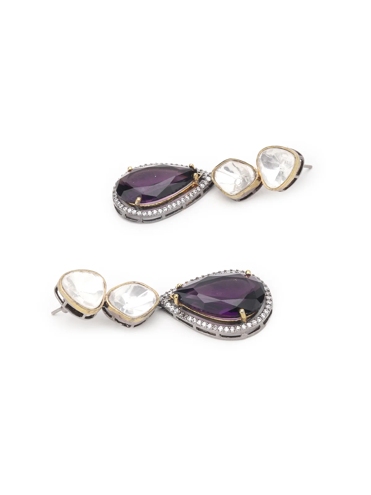 Odette Multicolored Alloy Jewellery Set For Women - Image 6