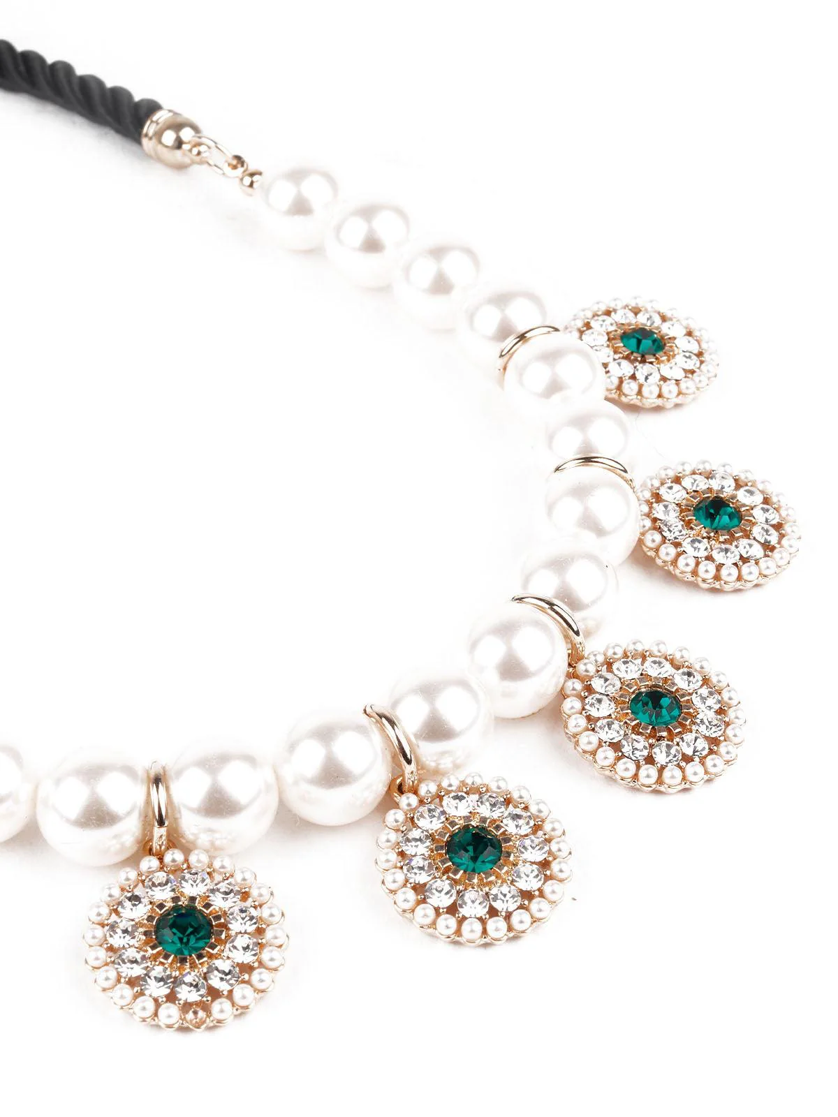Odette Women Delicate Pearls Choker Neckpiece - Image 3