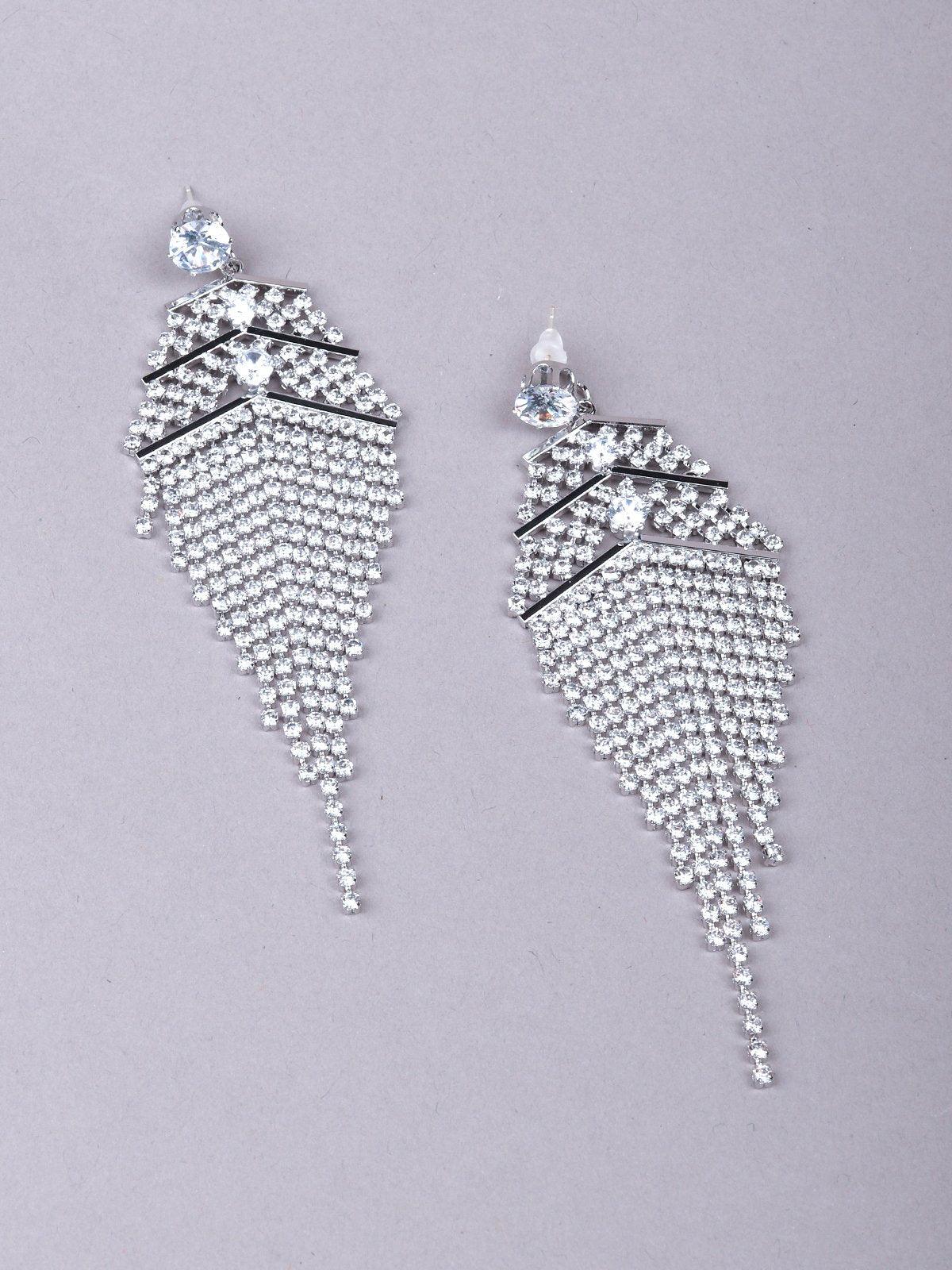 Odette Women Silver Metal Earrings - Image 6