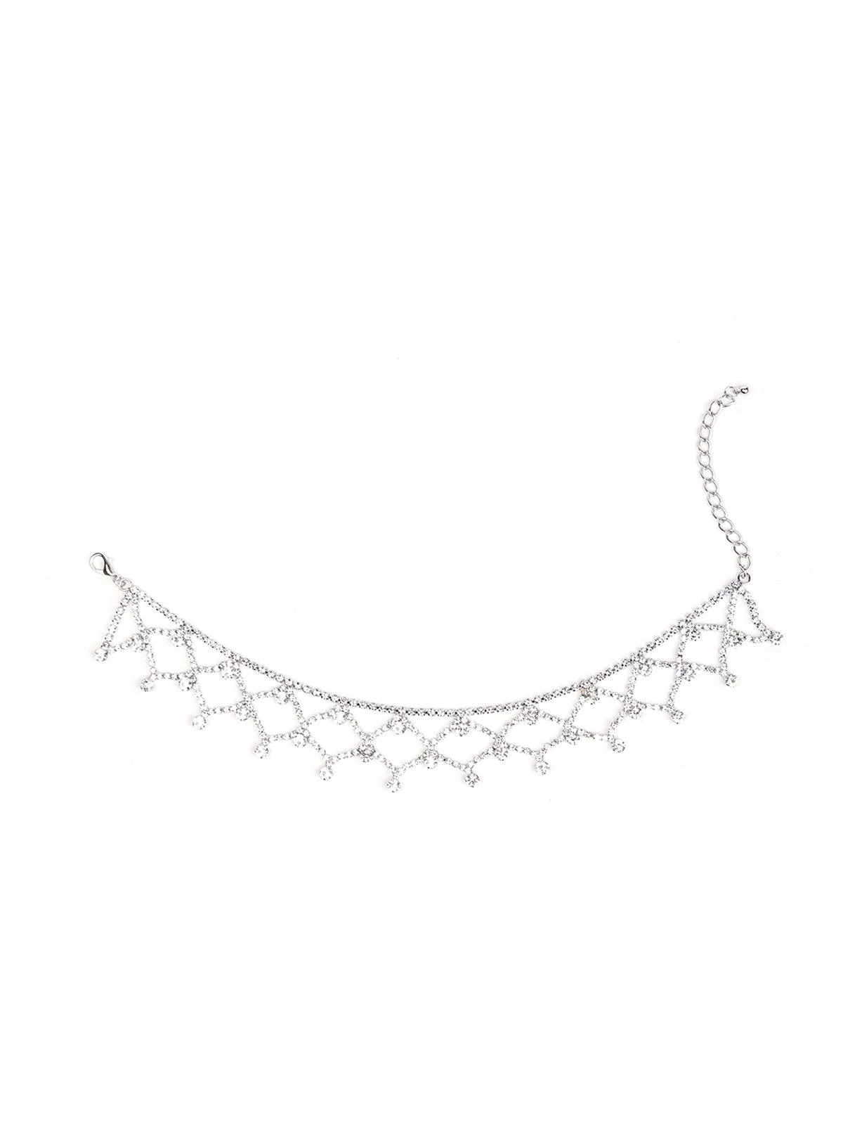 Odette Women Silver Designer Necklace - Image 3