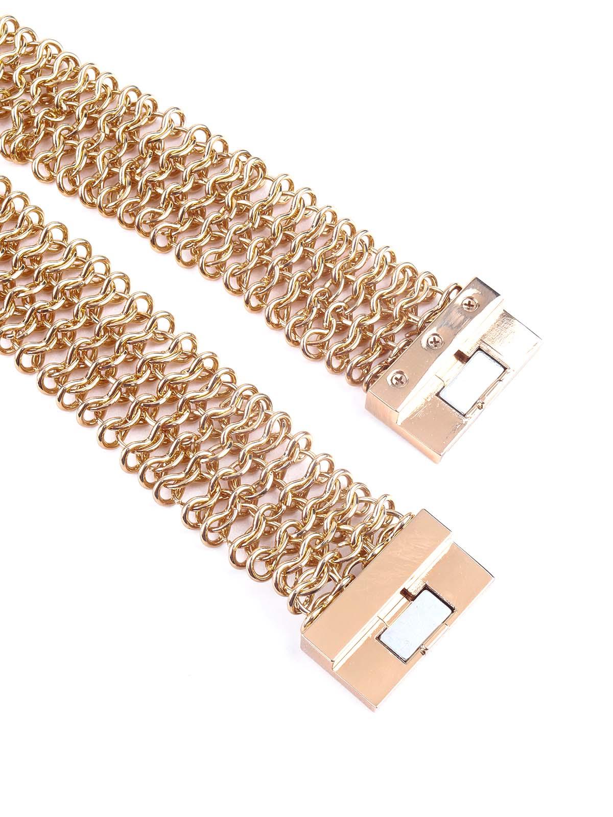 Odette Women Designer Gold Embellished Necklace Set - Image 6