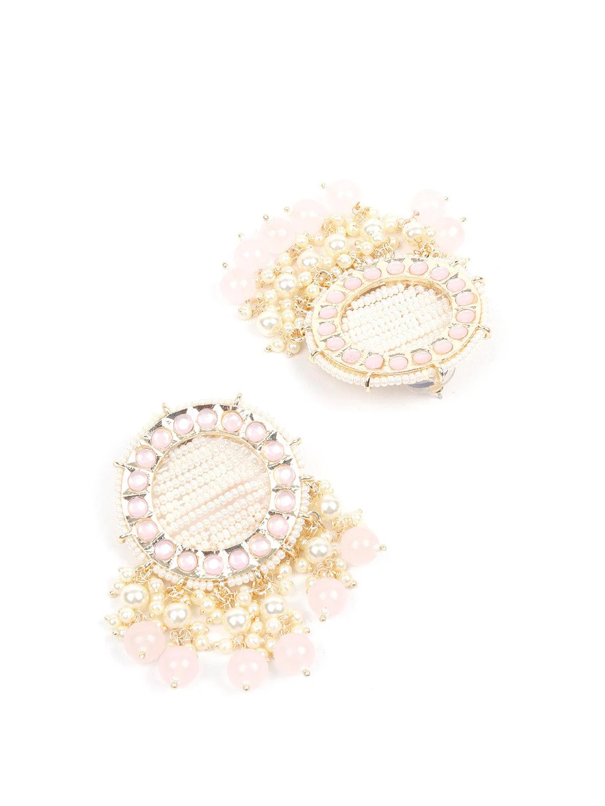 Odette Designer White And Gold Traditional Choker Set For Women - Image 5