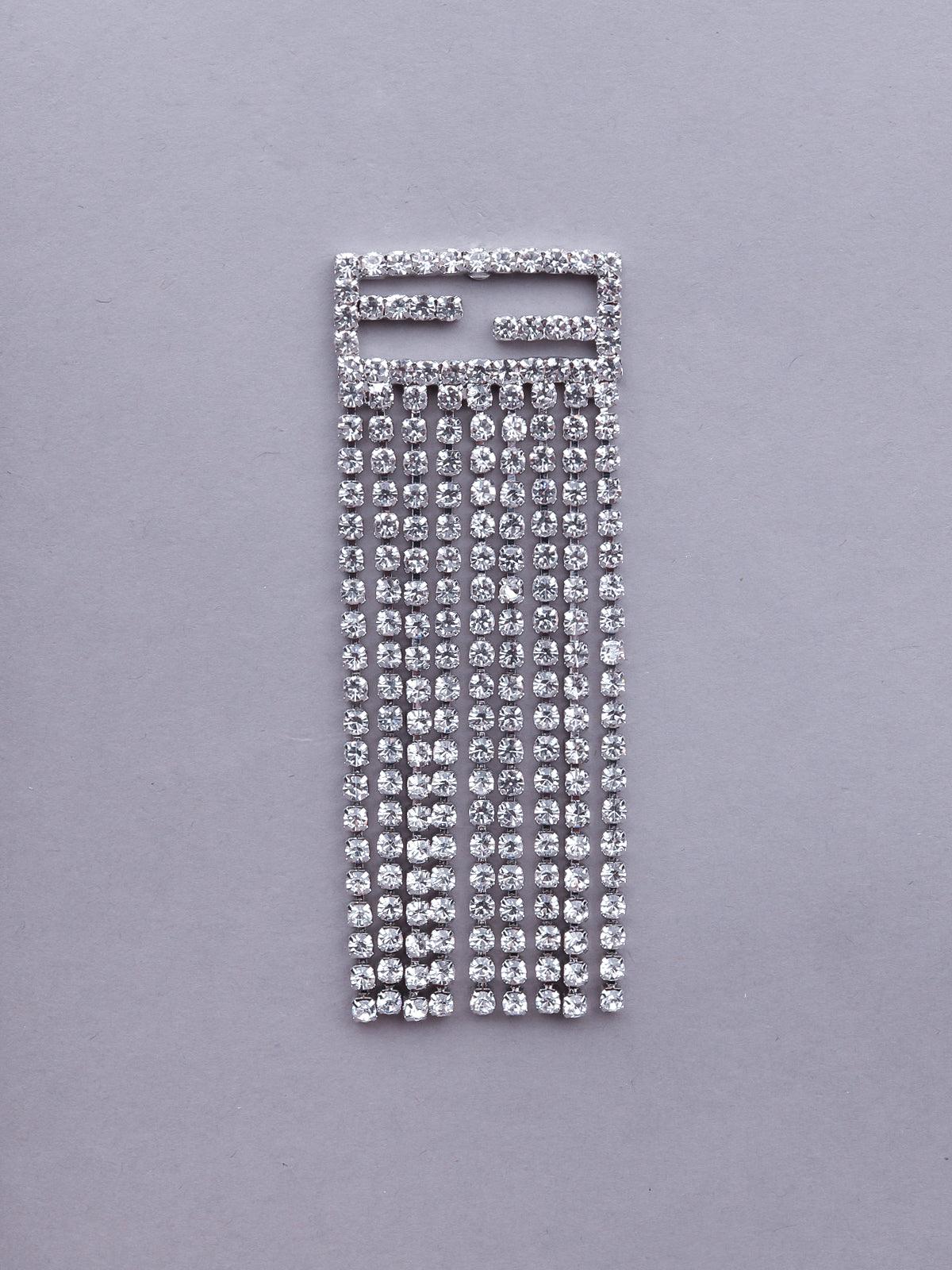 Odette Women Silver Metal Drop Earrings - Image 6