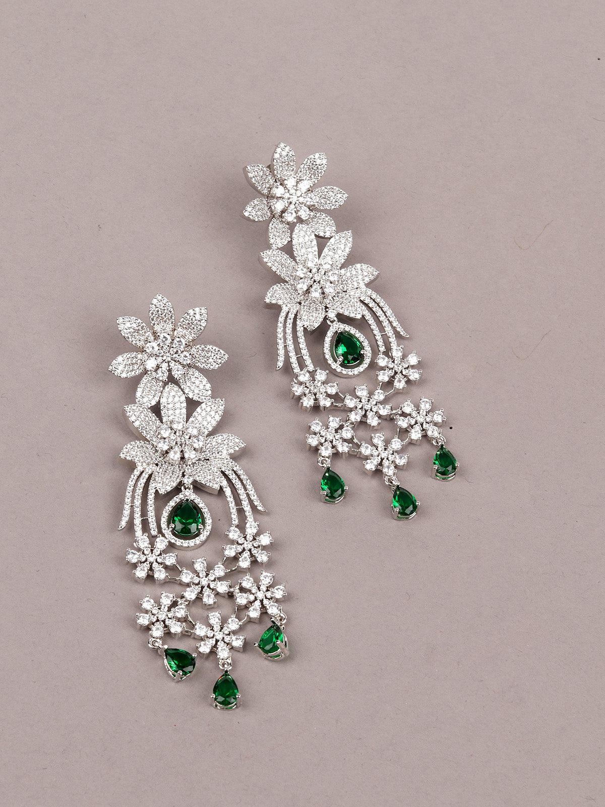 Odette Women Diamond Studded Earrings - Image 6