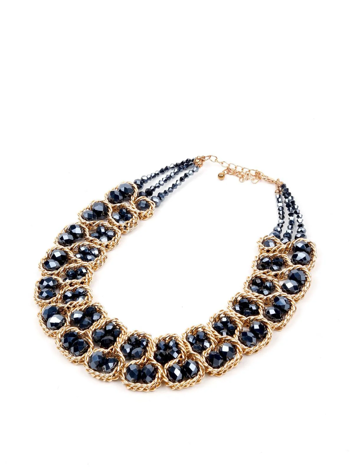 Odette Women Black Metal Necklace - Image 3