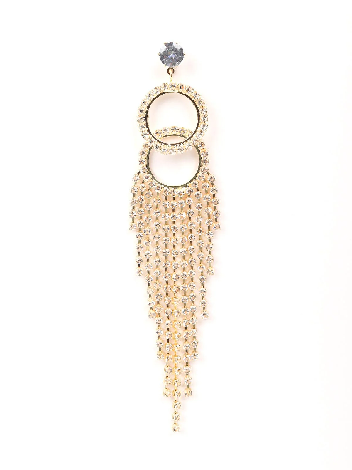 Odette Women Gold Metal Earrings - Image 4