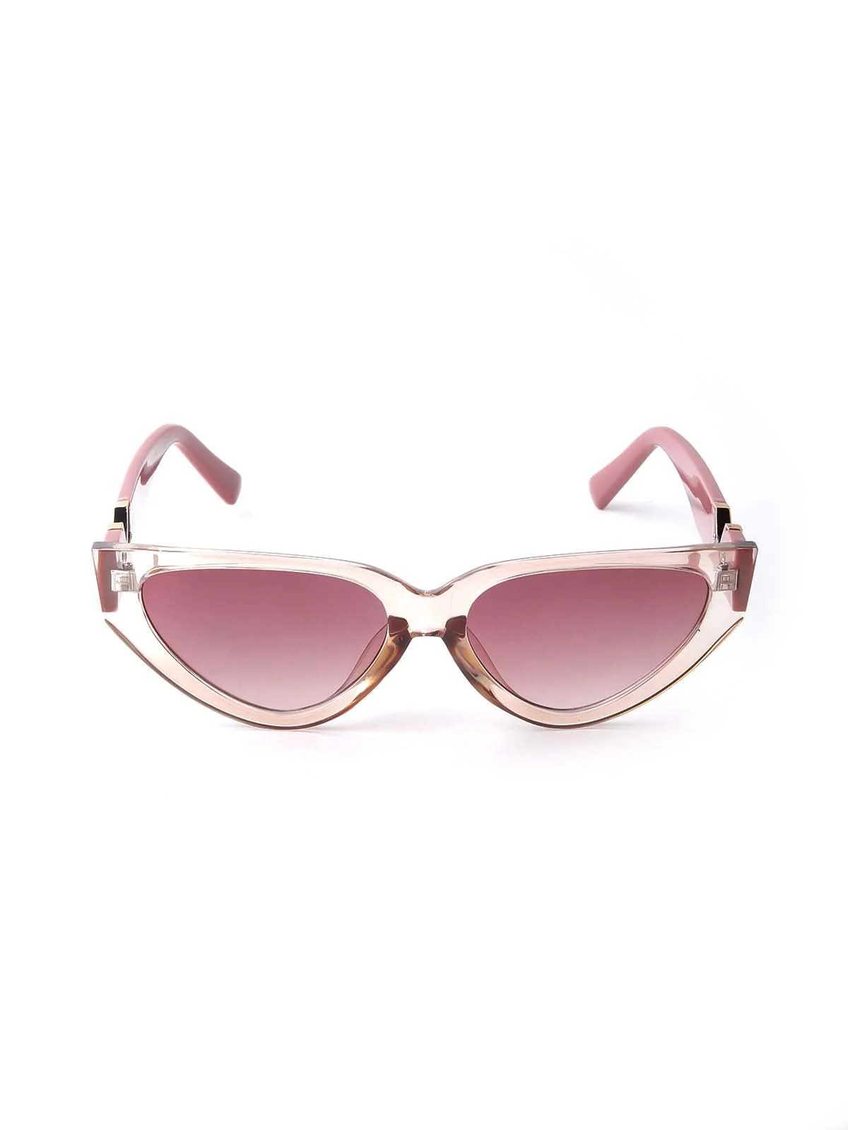 Odette Women Dusk Pink Cat-Eye Sunglasses - Image 3