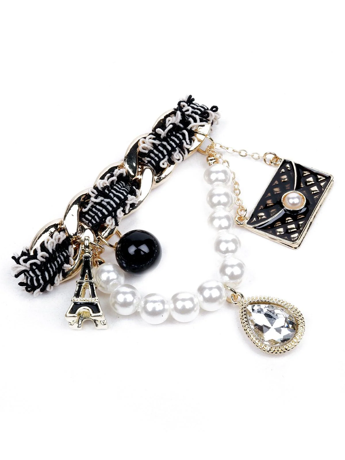 Odette Women Black Metal Brooch - Image 4