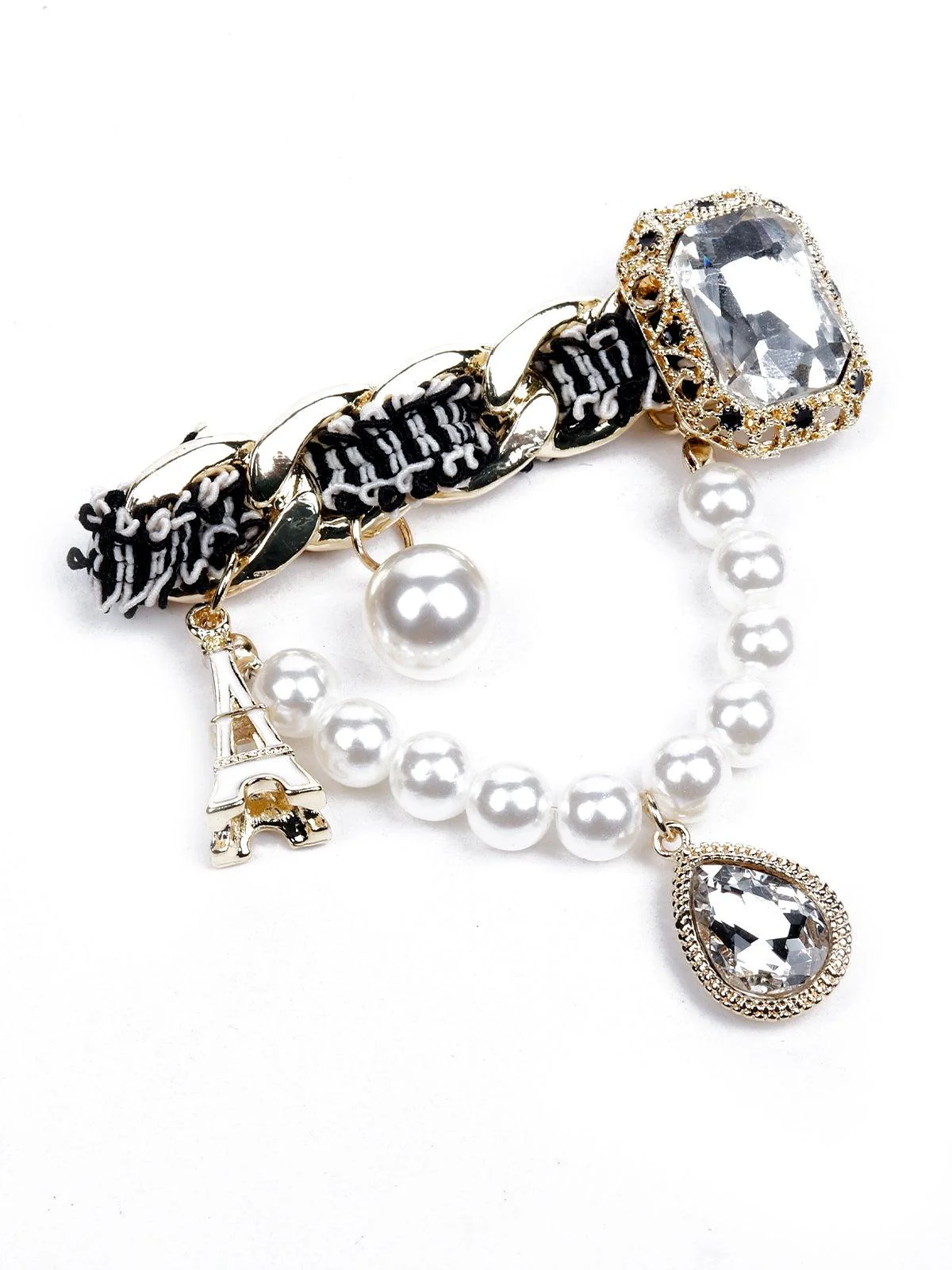 Odette Women Gold Metal Brooch - Image 4