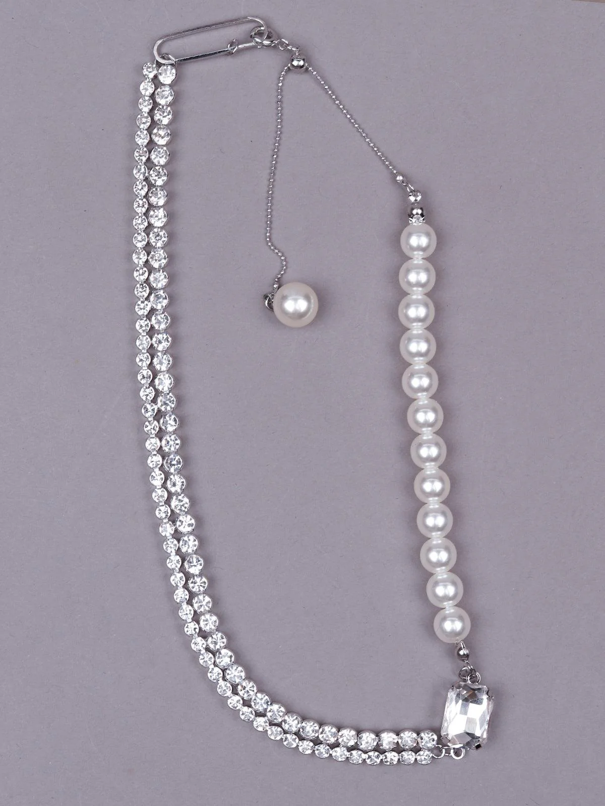 Odette Women Blue Metal Necklace - Image 3