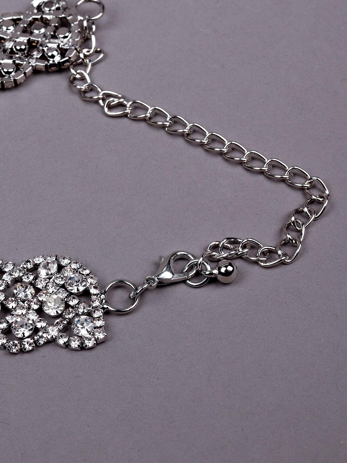 Odette Women Silver Metal Choker - Image 6