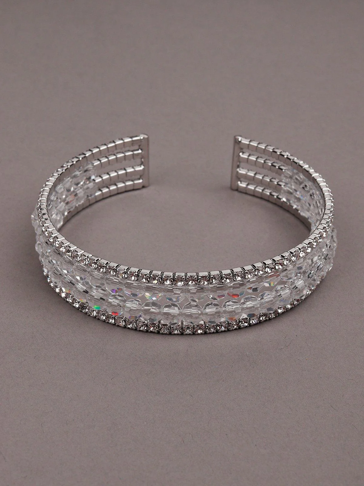 Odette Women Silver Metal Bracelet - Image 3