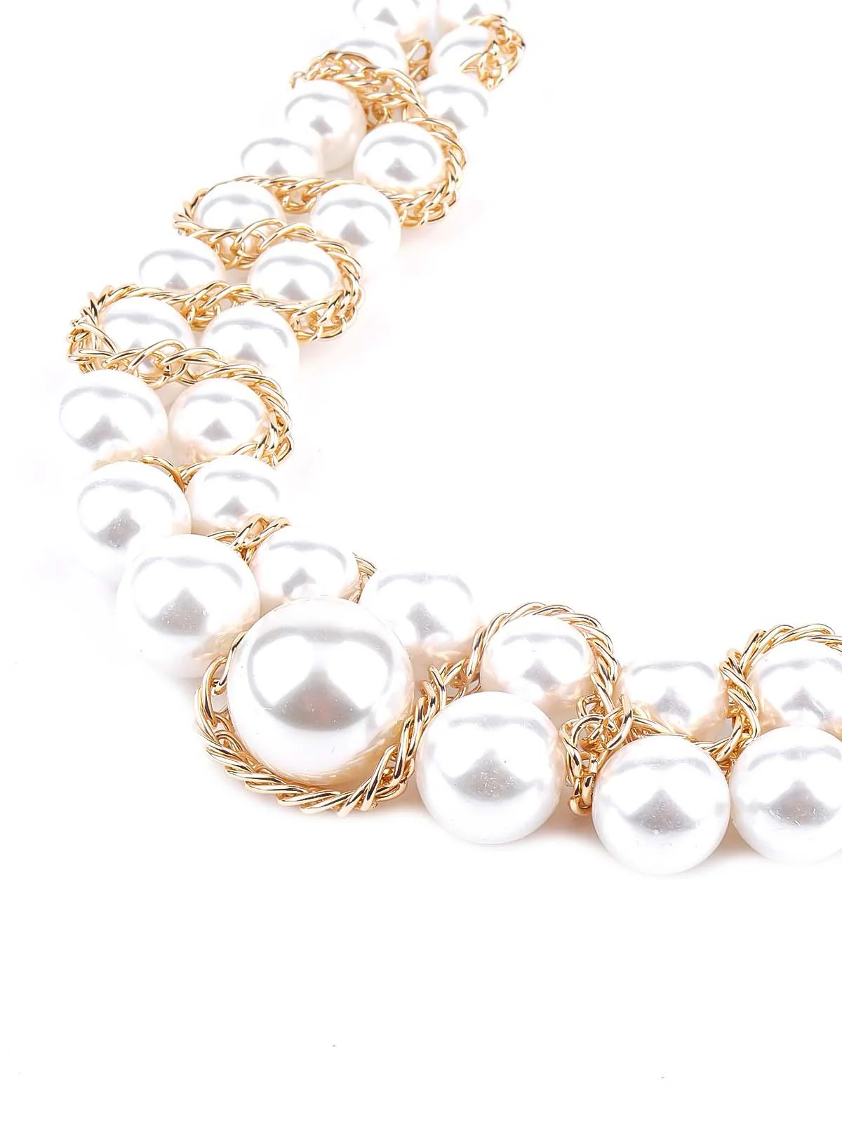 Odette Women Elegant White Artifical Pearl Gorgous Necklace - Image 5