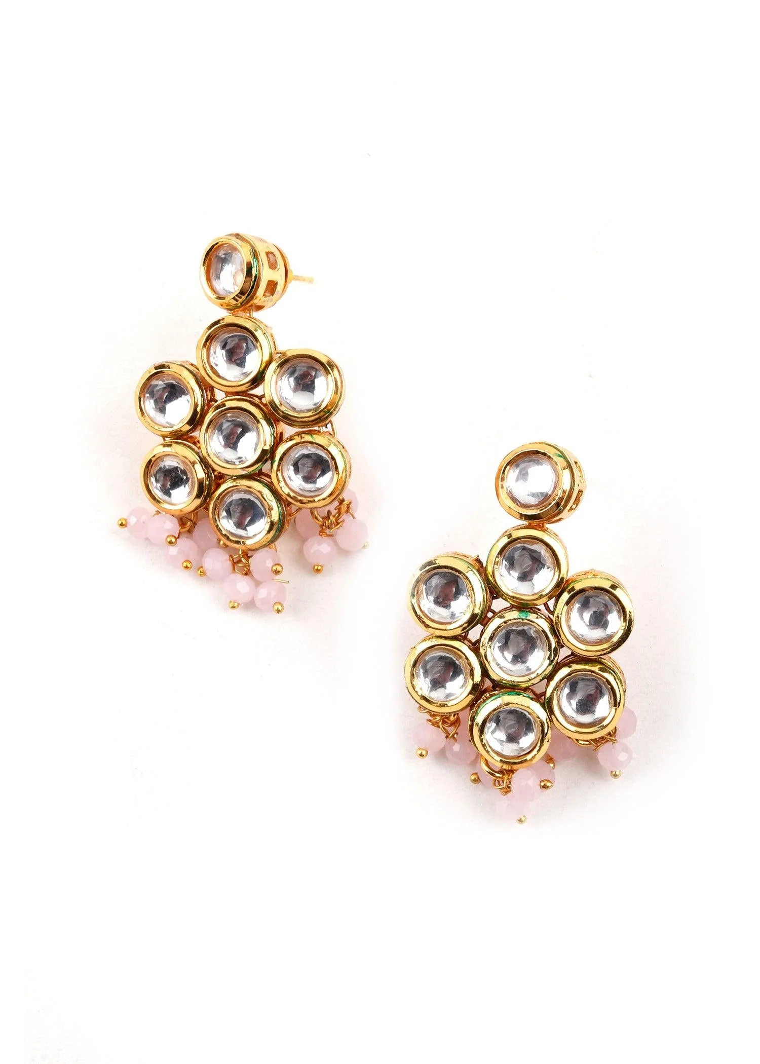Odette Women Elegant Pink Floral Necklace Set - Image 5