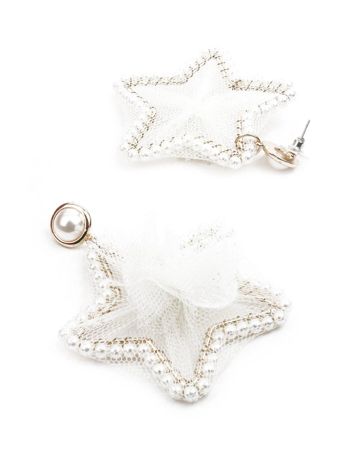 Odette Women Embellished Dangle Earrings - Image 3