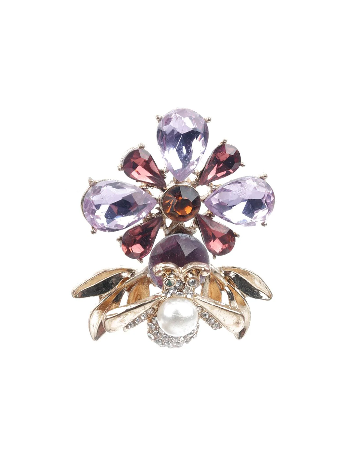 Odette Women Embellished Multicoloerd Stud Earrings - Image 2