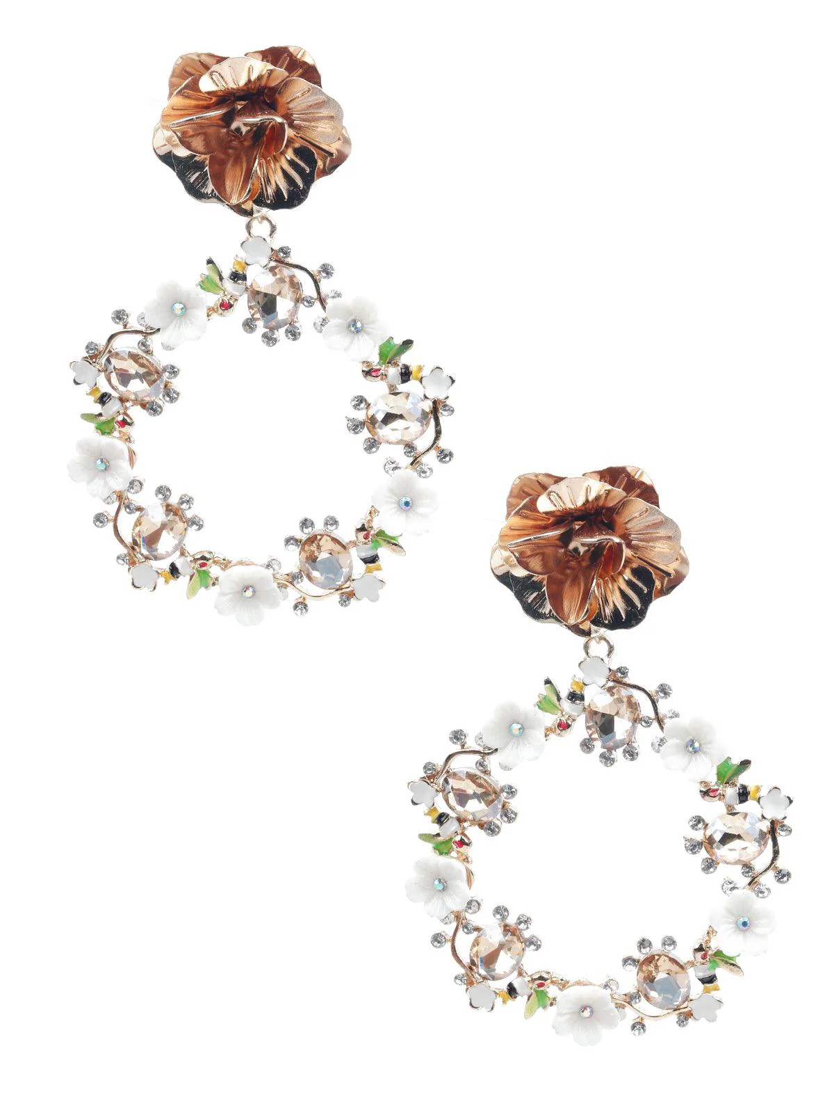Odette Women Embellished Stud Earrings