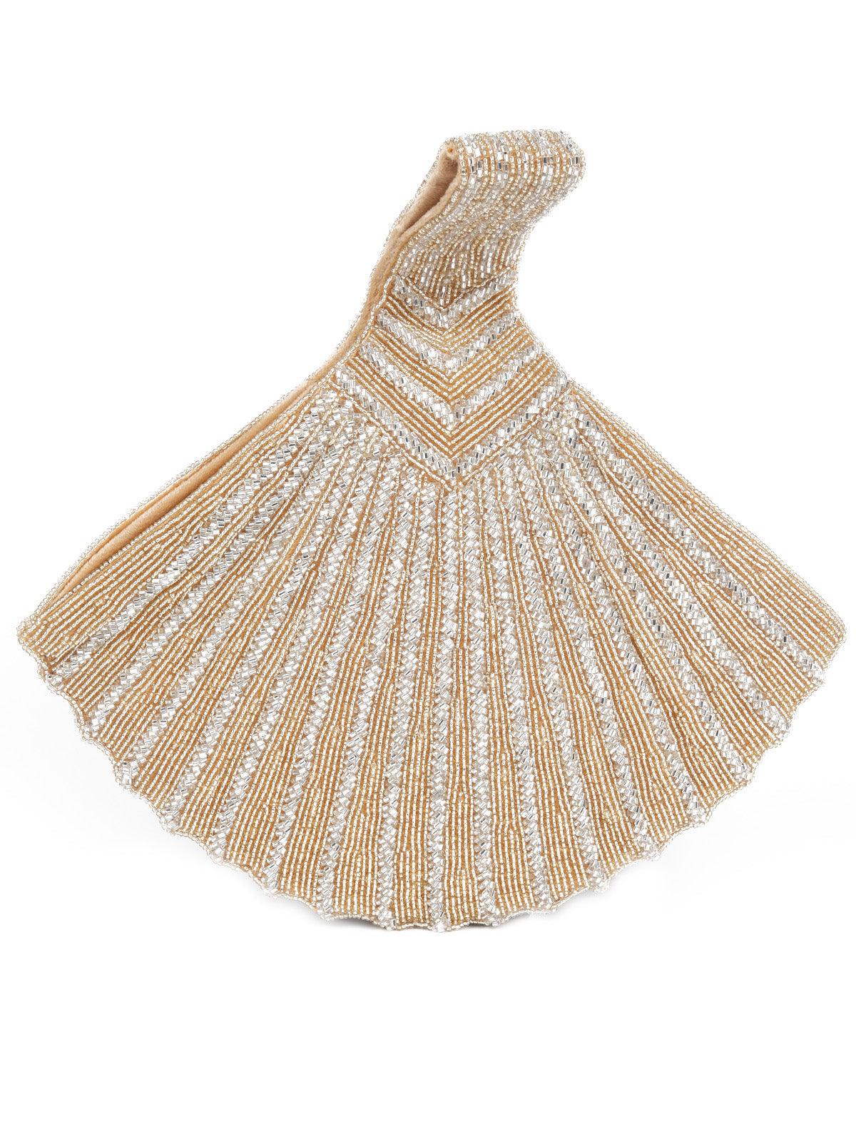 Odette Women Envy My Gold Potli Bag - Image 6